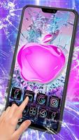 Broken Screen Prank Phone X Launcher Theme imagem de tela 1