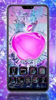 Broken Screen Prank Phone X Launcher Theme imagem de tela 2