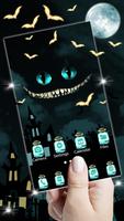 Cheshire Devil Cat Launcher Theme Live Wallpapers 截图 1