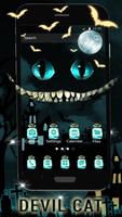 Cheshire Devil Cat Launcher Theme Live Wallpapers 截图 2