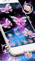 Colorful Neon Butterfly Launcher Theme Wallpapers Affiche
