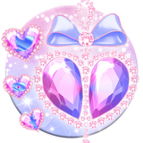 Launcher Crystal Heart z motyw ikona