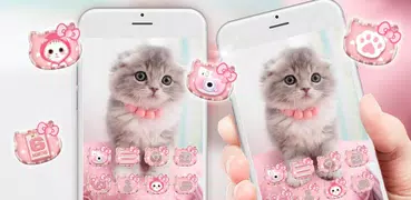 Cute Cat Live Launcher Theme 3