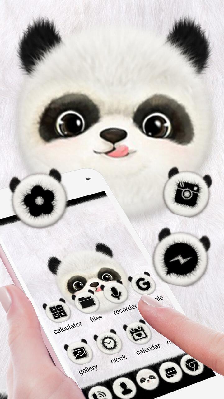 Panda Imut Wallpaper Hd Animasi Tema Peluncur For Android Apk