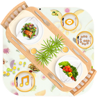 Delicious Food Launcher Theme Live HD Wallpapers 아이콘