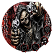 Devil Skull Gun Launcher Theme Live HD Wallpapers