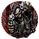 Devil Skull Gun Launcher Theme Live HD Wallpapers APK