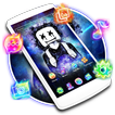 DJ Neon Galaxy Launcher Theme Live HD Wallpapers