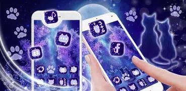 Dreamy Kitty Launcher Theme Live HD Wallpapers