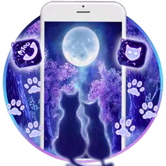Dreamy Kitty Launcher Theme Live HD Wallpapers