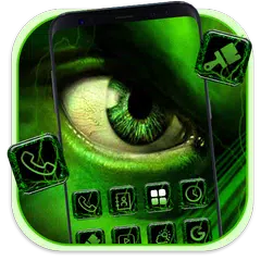 Fire Monster Launcher Theme Live HD Wallpapers