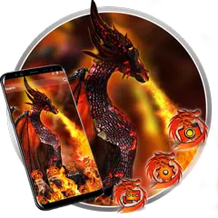 Fire Dragon Launcher Theme Liv APK download