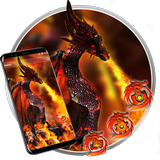 Fire Dragon Launcher Theme Liv icon