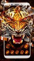 Fire Tiger Launcher Tema HD Fo Poster