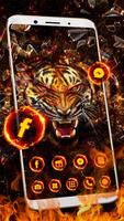 Fire Tiger Launcher Tema HD Fo captura de pantalla 1