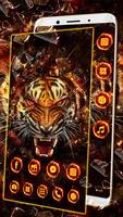 Fire Tiger Launcher Tema HD Fo captura de pantalla 2