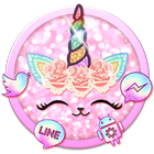 Flower Unicorn Cat ícone