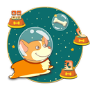 Galaxy Corgi Launcher Theme Live HD Wallpapers APK