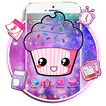 Galaxy Cupcake Launcher Theme Live HD Wallpapers