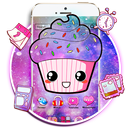 Galaxy Cupcake Launcher Theme Live HD Wallpapers APK