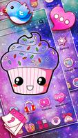 Galaxy Cupcake Cartaz