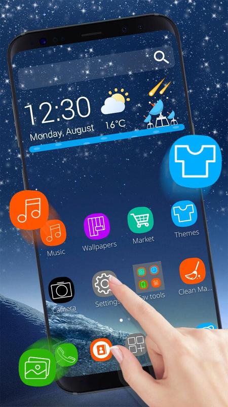 Galaxy S8 3d Launcher Theme Live Hd Wallpapers For Android Apk