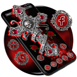 Jesus Cross Skull icon