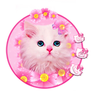 Kawaii Kitty Cat Launcher Theme Live HD Wallpapers APK