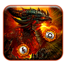 Lava Fire Dragon Launcher Theme Live HD Wallpapers APK