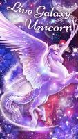 Live Galaxy Unicorn Affiche