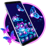 Neon Flower Launcher Theme Liv simgesi
