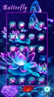 Neon Flower Launcher Theme Liv screenshot 1