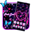 Neon Love Launcher Theme Live HD Wallpapers