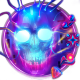 Neon Skull ícone