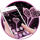Pink Black Launcher Theme Live APK