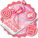 Pink Glitter Flamingo Launcher Theme HD Wallpapers APK