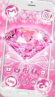 Pink Lace Diamond poster