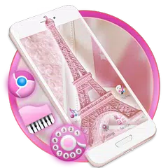 Descargar APK de Pink Shiny Eiffel Paris Launch