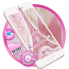 Pink Shiny Eiffel Paris Launch アプリダウンロード