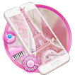 Pink Shiny Eiffel Paris Launch