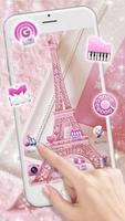 Pink Shiny Eiffel Paris captura de pantalla 2