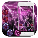 Purple Lighting Storm Launcher Theme HD Wallpapers APK