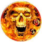 Scary Fire Skull أيقونة