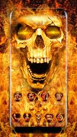 Scary Fire Skull تصوير الشاشة 1