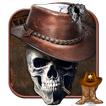Skull With Gun Launcher Theme Live HD Wallpapers