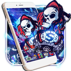 Skull Graffiti Pirates Launcher Theme 3D Wallpaper icon