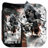 Smoky Poker Skull icono