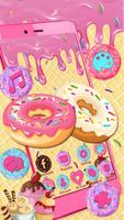 Sweet Cute Donut Launcher Theme Live HD Wallpapers 포스터