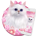 Sweet Kitten Cat Launcher Theme Live HD Wallpapers