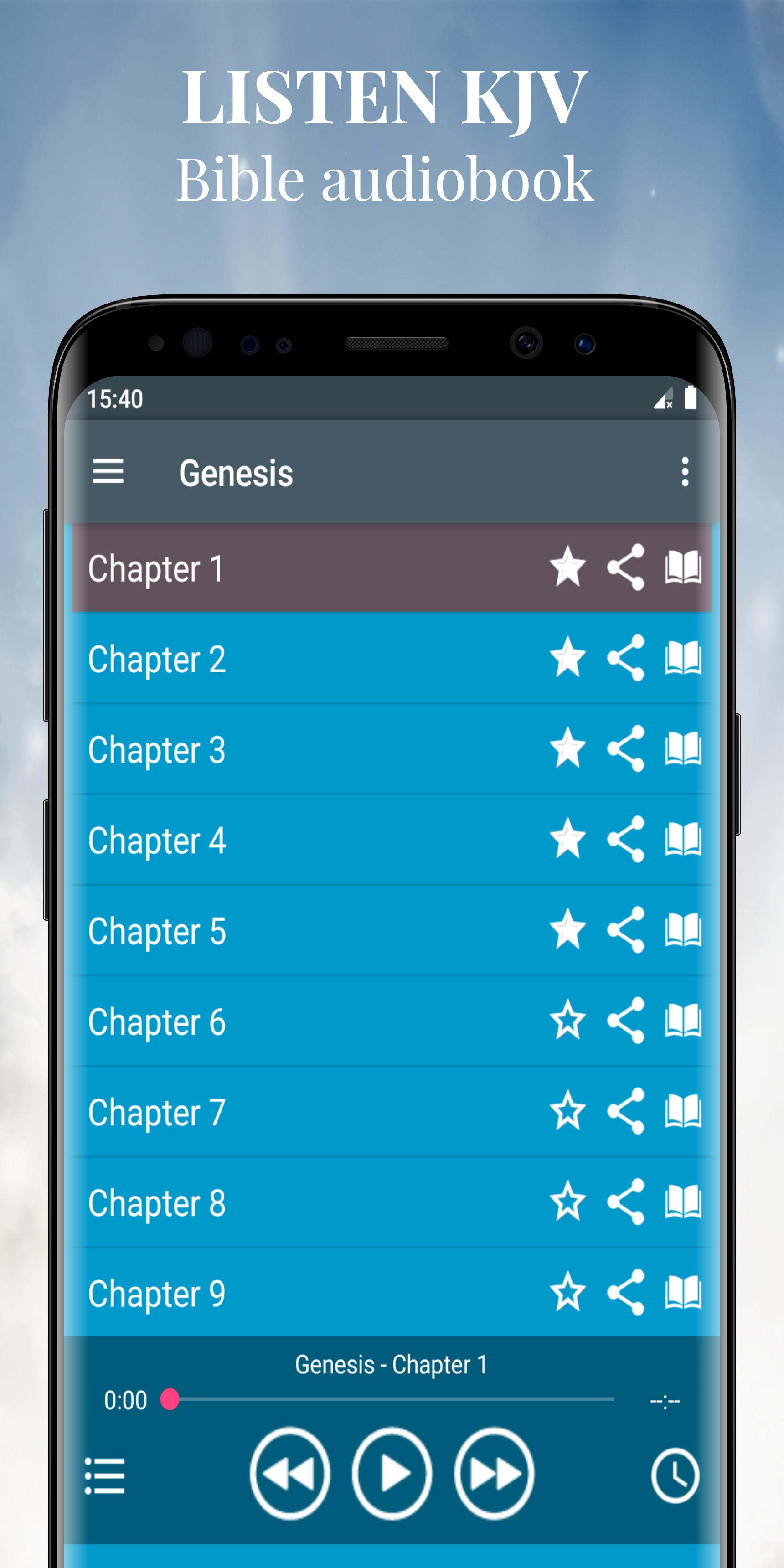 KJV Audio Bible free app: download mp3 for offline for ...